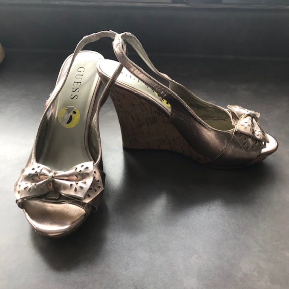Guess Wedge Sandals - Size 5